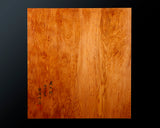 Contemporary Master Go board Craftsman Mr.Kumasu made Yakusugi(Yakushima Cedar) table Go board with figured grain Oily burl 1.8-Sun(thickness: approx. 57 mm) No.77012F *Off-spec