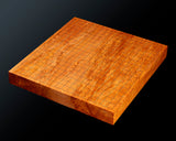 Contemporary Master Go board Craftsman Mr.Kumasu made Yakusugi(Yakushima Cedar) table Go board with figured grain Oily burl 1.8-Sun(thickness: approx. 55 mm) No.77013F *Off-spec