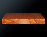 Contemporary Master Go board Craftsman Mr.Kumasu made Yakusugi(Yakushima Cedar) table Go board with figured grain Oily burl 1.8-Sun(thickness: approx. 55 mm) No.77013F *Off-spec