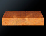 Contemporary Master Go board Craftsman Mr.Kumasu made Yakusugi(Yakushima Cedar) table 15-ro Go board with figured grain 2.0-Sun(thickness: approx. 63 mm) No.77014F