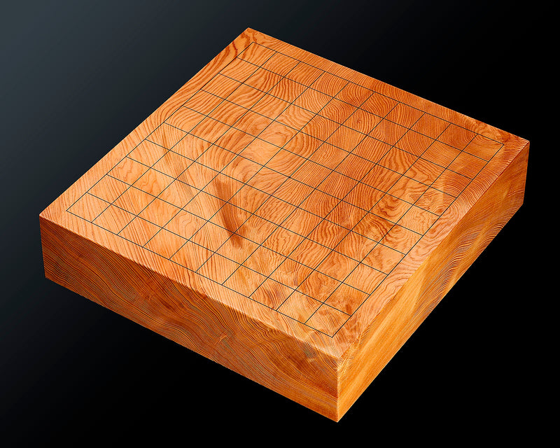 Contemporary Master Go board Craftsman Mr.Kumasu made Yakusugi(Yakushima Cedar) table 11-ro Go board with figured grain 2.0-Sun(thickness: approx. 61 mm) No.77015F *Off-spec