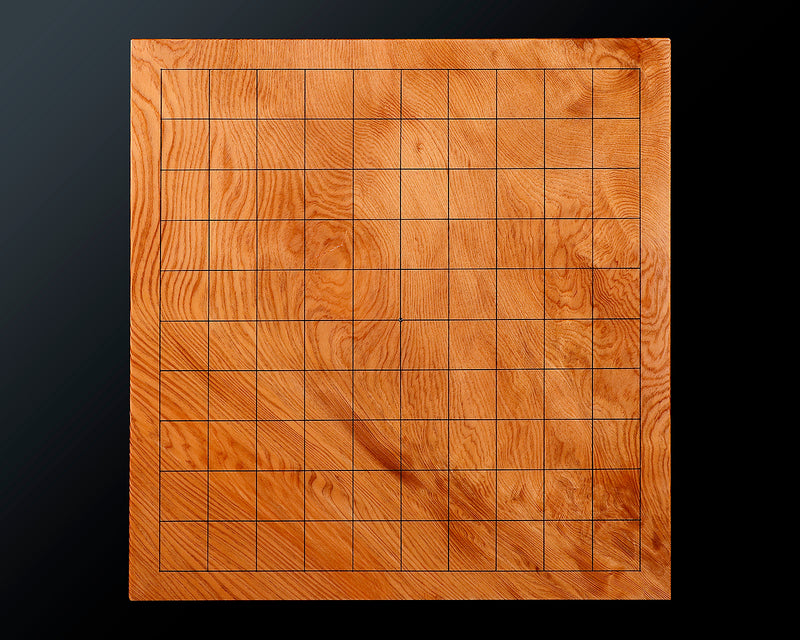 Contemporary Master Go board Craftsman Mr.Kumasu made Yakusugi(Yakushima Cedar) table 11-ro Go board with figured grain 2.0-Sun(thickness: approx. 61 mm) No.77015F *Off-spec