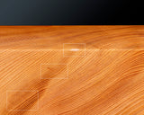 Contemporary Master Go board Craftsman Mr.Kumasu made Yakusugi(Yakushima Cedar) table 11-ro Go board with figured grain 2.0-Sun(thickness: approx. 61 mm) No.77015F *Off-spec