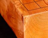 602-BK-GB01 Contemporary Master Go board Craftsman Mr.Kumasu made Yakusugi(Yakushima Cedar) table Go board Moku 1.9-Sun(thickness: approx. 60 mm) No.77017F *Off-spec