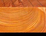 602-BK-GB01 Contemporary Master Go board Craftsman Mr.Kumasu made Yakusugi(Yakushima Cedar) table Go board Moku 1.9-Sun(thickness: approx. 60 mm) No.77017F *Off-spec