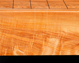 602-BK-GB01 Contemporary Master Go board Craftsman Mr.Kumasu made Yakusugi(Yakushima Cedar) table Go board Moku 1.9-Sun(thickness: approx. 60 mm) No.77017F *Off-spec