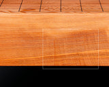 602-BK-GB01 Contemporary Master Go board Craftsman Mr.Kumasu made Yakusugi(Yakushima Cedar) table Go board Moku 1.9-Sun(thickness: approx. 60 mm) No.77017F *Off-spec