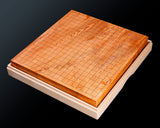 602-BK-GB01 Contemporary Master Go board Craftsman Mr.Kumasu made Yakusugi(Yakushima Cedar) table Go board Moku 1.9-Sun(thickness: approx. 60 mm) No.77017F *Off-spec