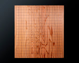 602-BK-GB02 Contemporary Master Go board Craftsman Mr.Kumasu made Yakusugi(Yakushima Cedar) table Go board Itame 1.6-Sun(thickness: approx. 50 mm) No.77018F