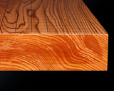 602-BK-GB02 Contemporary Master Go board Craftsman Mr.Kumasu made Yakusugi(Yakushima Cedar) table Go board Itame 1.6-Sun(thickness: approx. 50 mm) No.77018F