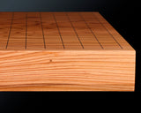 602-BK-GB02 Contemporary Master Go board Craftsman Mr.Kumasu made Yakusugi(Yakushima Cedar) table Go board Itame 1.6-Sun(thickness: approx. 50 mm) No.77018F