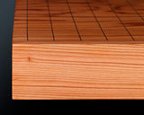 602-BK-GB02 Contemporary Master Go board Craftsman Mr.Kumasu made Yakusugi(Yakushima Cedar) table Go board Itame 1.6-Sun(thickness: approx. 50 mm) No.77018F
