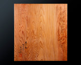 602-BK-GB03 Contemporary Master Go board Craftsman Mr.Kumasu made Yakusugi(Yakushima Cedar) table Go board Moku 1.6-Sun(thickness: approx. 50 mm) No.77019F