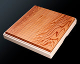 602-BK-GB03 Contemporary Master Go board Craftsman Mr.Kumasu made Yakusugi(Yakushima Cedar) table Go board Moku 1.6-Sun(thickness: approx. 50 mm) No.77019F
