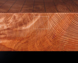 YSGB-603-11R-01 現代の名工 熊須健一製作 屋久杉卓上11路碁盤 杢入り 2.1寸 1枚盤 No.77020F ＊訳有品