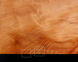 YSGB-603-11R-01 現代の名工 熊須健一製作 屋久杉卓上11路碁盤 杢入り 2.1寸 1枚盤 No.77020F ＊訳有品