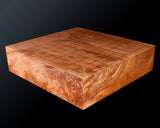 YSGB-603-11R-01 現代の名工 熊須健一製作 屋久杉卓上11路碁盤 杢入り 2.1寸 1枚盤 No.77020F ＊訳有品