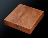 YSGB-603-11R-02 現代の名工 熊須健一製作 屋久杉卓上11路碁盤 杢入り 1.8寸 1枚盤 No.77021F