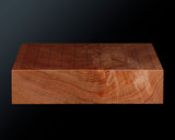 YSGB-603-11R-02 現代の名工 熊須健一製作 屋久杉卓上11路碁盤 杢入り 1.8寸 1枚盤 No.77021F