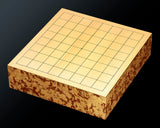 GLMB-608-18 Gold leaf finish Go Board "煌 KIRAMEKI" / Vermilion red base color 9x9-ro table Go board 1.8-Sun No.77044