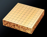 GLMB-608-19 Gold leaf finish Go Board "煌 KIRAMEKI" / Vermilion red base color 9x9-ro table Go board 1.5-Sun No.77045