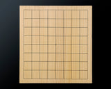 GLMB-608-19 Gold leaf finish Go Board "煌 KIRAMEKI" / Vermilion red base color 9x9-ro table Go board 1.5-Sun No.77045