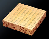 GLMB-608-20 Gold leaf finish Go Board "煌 KIRAMEKI" / Vermilion red base color 9x9-ro table Go board 1.5-Sun No.77046