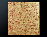 GLMB-608-20 Gold leaf finish Go Board "煌 KIRAMEKI" / Vermilion red base color 9x9-ro table Go board 1.5-Sun No.77046
