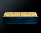GLMB-608-06 前田漆工 「Maeda Blue」漆仕上げ9路碁盤 1.5寸 No.77049