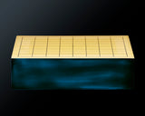 GLMB-608-09 "Maeda Blue" Lacquer Finish 9x9-ro table Go board 1.9-Sun No.77052