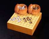 Dazzling Go stones "KIRAMEKI" Board craftsman Mr.Keiji miwa made 9*9-ro Go board 3 piece Go set KRM404-01