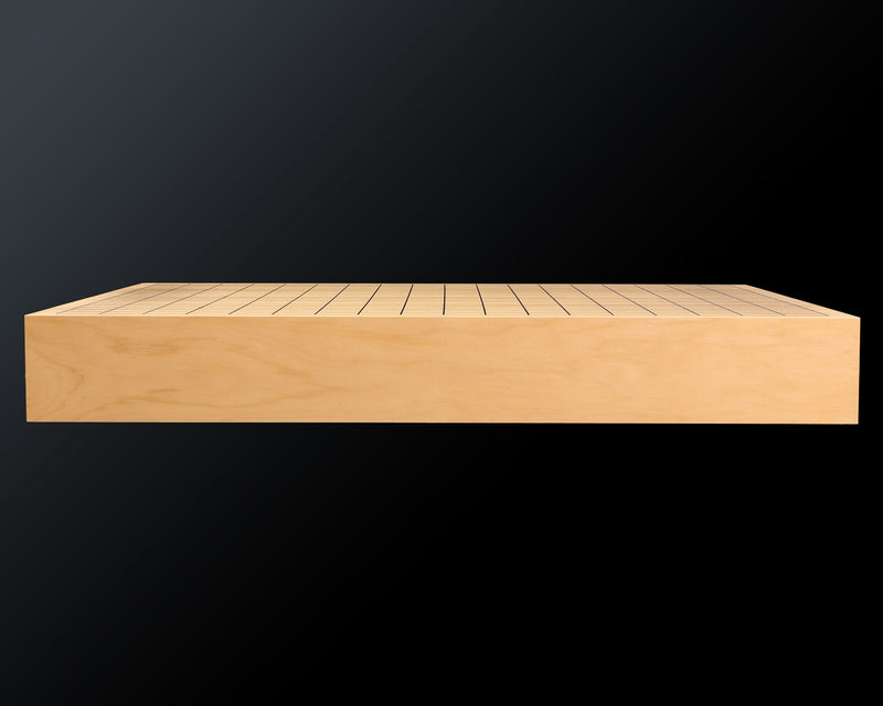 Go board craftsman Mr. Keiji MIWA made China grown Hon kaya 1.9-Sun (60mm thick) Ten-masa 1-piece Table Go Board No.78035