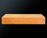 Go board craftsman Mr. Keiji MIWA made Japan grown Hon kaya 2.1-Sun (66mm thick) Kiura 1-piece Table Go Board No.78040