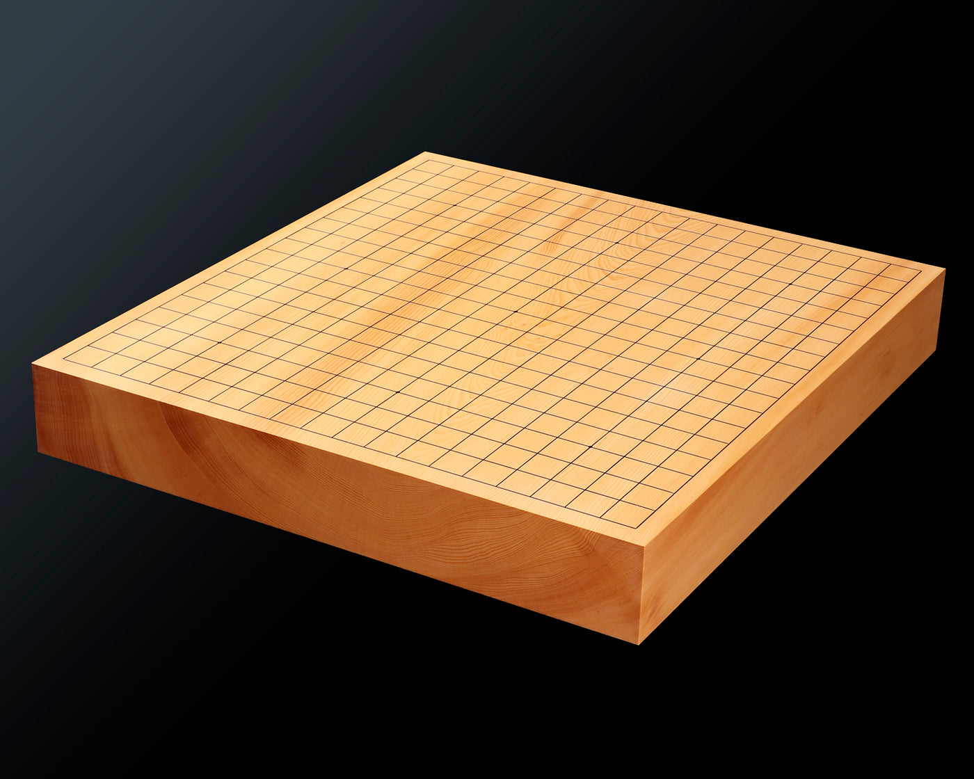 盤師 三輪京司製作 日本産本榧卓上碁盤 木裏 2.0寸 No.78041