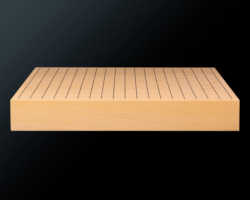 Go board craftsman Mr. Keiji MIWA made Japan grown Hon kaya 2.1-Sun (64mm thick) Kiura 1-piece Table Go Board No.78043