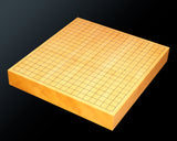 『January 5th "Igo Day" Celebration SALE』512-IGD-GS12 Go 3-Piece Set - Clamshell Go Stones Premium Blossom grade size38 + Miyama guwa / Deep mountain mulberry Go bowls + China grown Hon kaya made Table Go Board