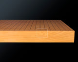 Go board craftsman Mr. Keiji MIWA made China grown Hon kaya 1.7-Sun (54mm thick) Tenchi-masa 1-piece Table Go Board No.78048
