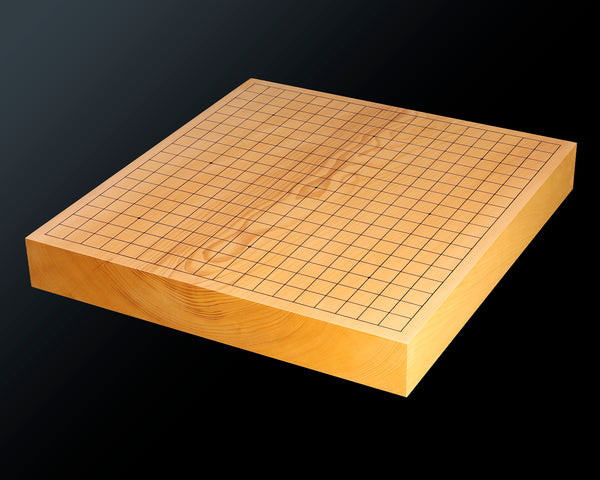 Go board craftsman Mr. Keiji MIWA made Japan grown Hon kaya 1.9-Sun (59mm thick) Kiura 1-piece Table Go Board No.78050