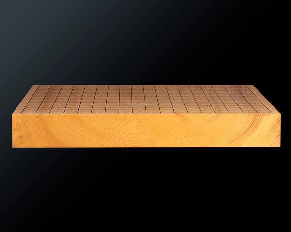 Go board craftsman Mr. Keiji MIWA made Japan grown Hon kaya 1.8-Sun (55mm thick) Kiura 1-piece Table Go Board No.78051