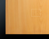 Go board craftsman Mr. Keiji MIWA made Japan grown Hon kaya 1.8-Sun (55mm thick) Kiura 1-piece Table Go Board No.78051