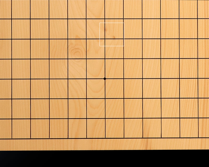 Go board craftsman Mr. Keiji MIWA made Japan grown Hon kaya 1.8-Sun (55mm thick) Kiura 1-piece Table Go Board No.78051