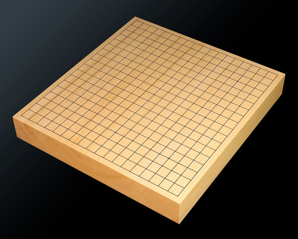 Go board craftsman Mr. Keiji MIWA made Japan grown Hon kaya 2.0-Sun (62mm thick) Kiura 1-piece Table Go Board No.78053