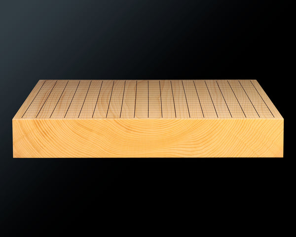 Go board craftsman Mr. Keiji MIWA made Japan grown Hon kaya 2.0-Sun (62mm thick) Kiura 1-piece Table Go Board No.78053