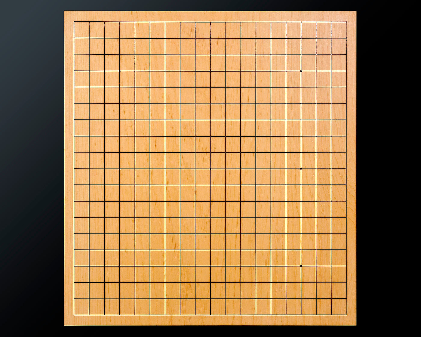 盤師 三輪京司製作 日本産本榧卓上碁盤 木裏 2.0寸 No.78072