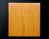 601-MWB-02 Go board craftsman Mr. Keiji MIWA made China grown Hon kaya 2.0-Sun (62mm thick) Ten-masa 1-piece Table Go Board No.78077