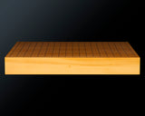 601-MWB-04 Go board craftsman Mr. Keiji MIWA made China grown Hon kaya 1.9-Sun (59mm thick) Tenchi-masa 1-piece Table Go Board No.78079