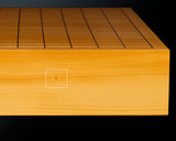 601-MWB-04 Go board craftsman Mr. Keiji MIWA made China grown Hon kaya 1.9-Sun (59mm thick) Tenchi-masa 1-piece Table Go Board No.78079