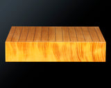 601-MWB-05 Go board craftsman Mr. Keiji MIWA made Hyuga kaya 13-ro 1.9-Sun (60mm thick) Tenchi-masa 1-piece Table Go Board No.78080