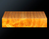 601-MWB-05 Go board craftsman Mr. Keiji MIWA made Hyuga kaya 13-ro 1.9-Sun (60mm thick) Tenchi-masa 1-piece Table Go Board No.78080