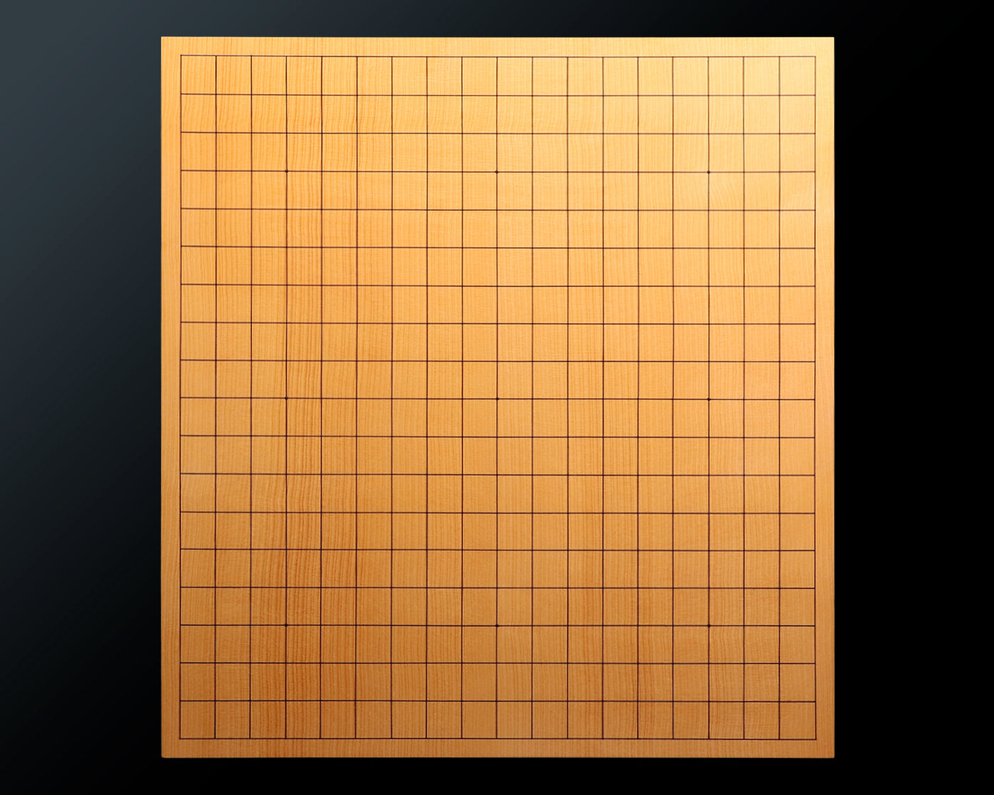 盤師 吉田寅義製作 中国産本榧卓上碁盤 天地柾 1.8寸 1枚盤 No.79054F